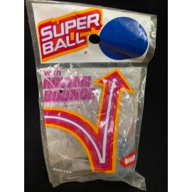 Wham-O SUPER BALL BY WHAM-O WITH ACTION BOUNCE SEALED BAG UNUSED 1976 VINTAGE