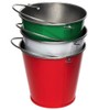 Baker Ross AX302 Mini Christmas Tin Bucket - Pack of