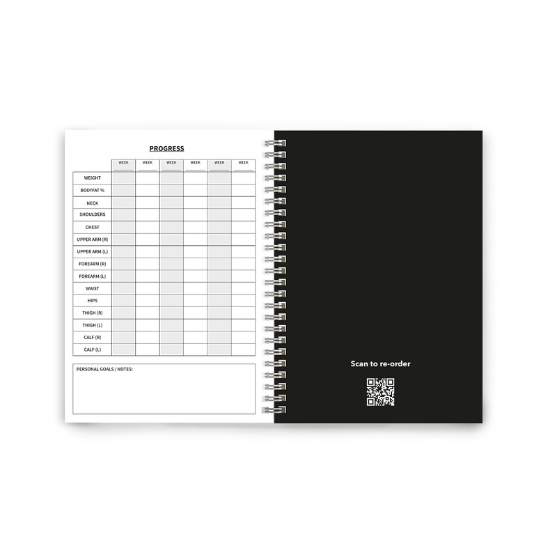 The Gym Log - The perfect logbook to record your
