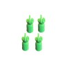 Ventilkappen (4x) (Mittelfinger, Grün)