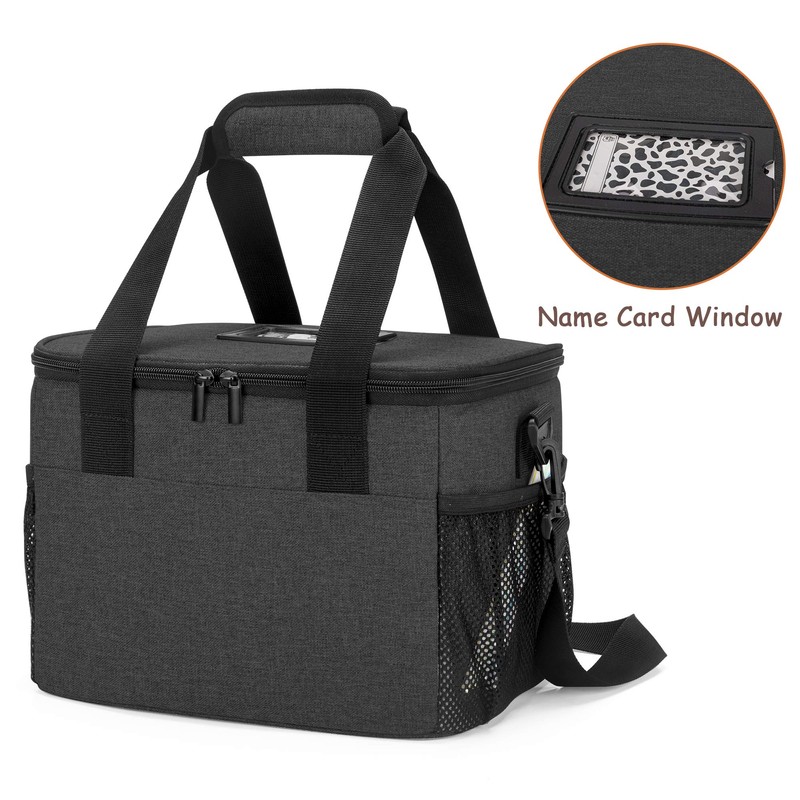 Trunab Reusable 6 Cups Drink Carrier for Delivery Insulated Drink