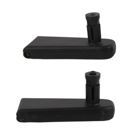 1 Pair Bike Rearview Mirror Plastic Handle Foldable 360 Degree Adjustable Bike Bar End Mirror for Cycling