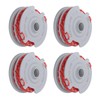 Strimmer Wire, 4 PCS Strimmer Spool Line Compatible with Flymo