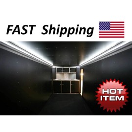 Race Car Hauler Enclosed Trailer Interior Lighting LED UPGRADE KIT - #1 GIFT
