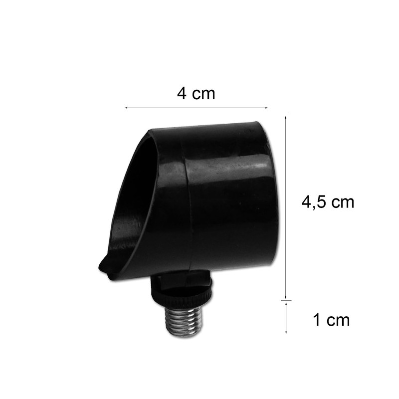 Rod Support Rest Black