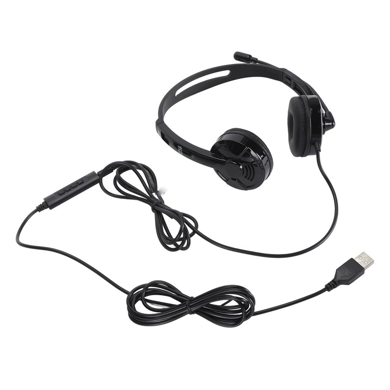 Telephone Headset Professional Noise Reduction Microphone Mute Office Phone Headset