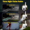 Wireless Camera Night Vision 360° 2.4G 1080P 2 Way Audio