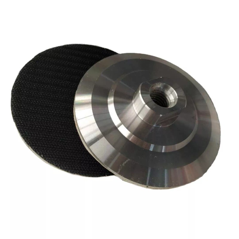 Roxx Tools wet polisher grinder 4" aluminum rubber backing pad