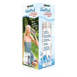 Healthy Habits IonPod Stainless Steel Water Bottle Ionizer