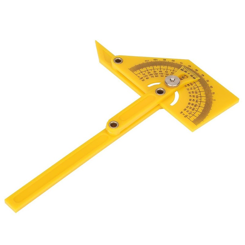 VOANZO Universal Angle Finder Tool Arm Protractor Ruler Goniometer &