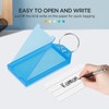 Romon Key Fob Writable, Pack of 40 Robust Plastic Key