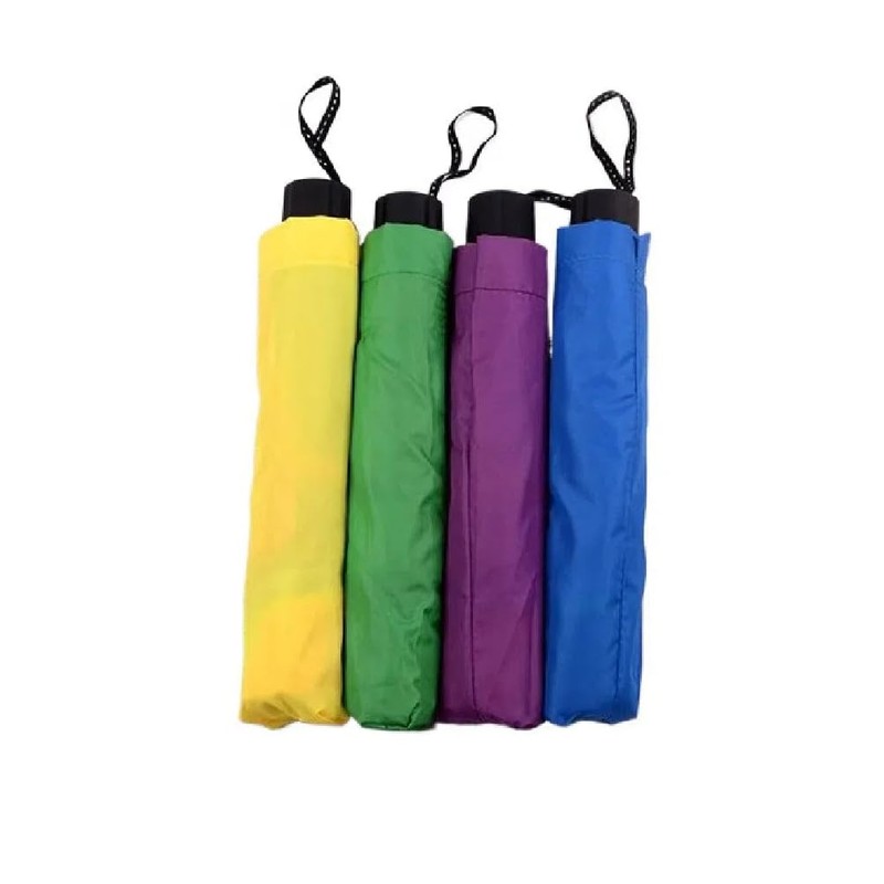 GZYFUVALW Rainbow Color Umbrella 10 Rib Strong Wind Resistant Frame,