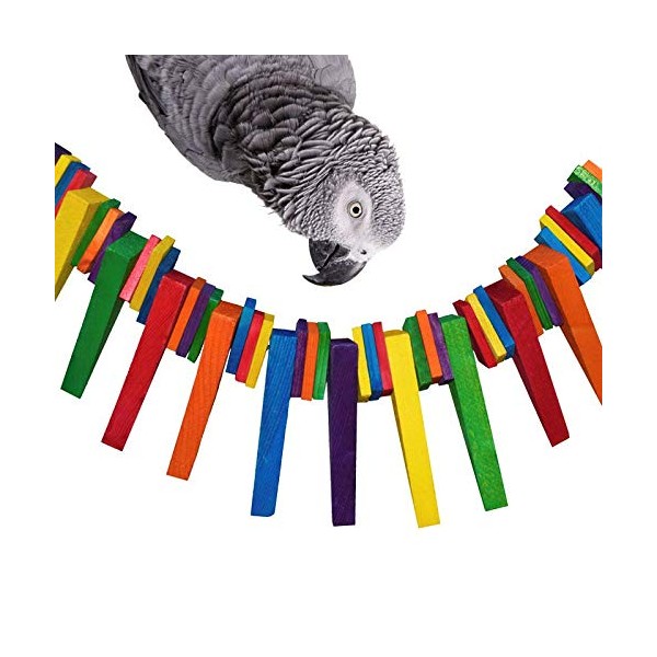 Super Bird Creations 28 by 11-Inch Triangle Teasers Bird Toy,