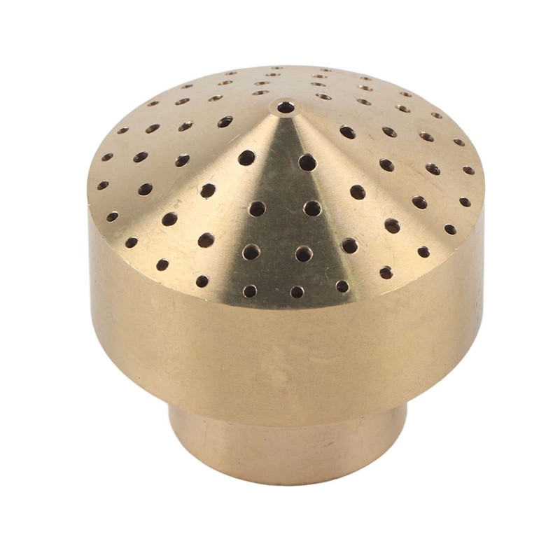Brass Garden Pond Fountain Nozzle, Multiple Sizes 1/4" to 2",