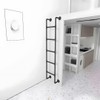 64in Home High Loft Attic Bed Step Ladder - Basement