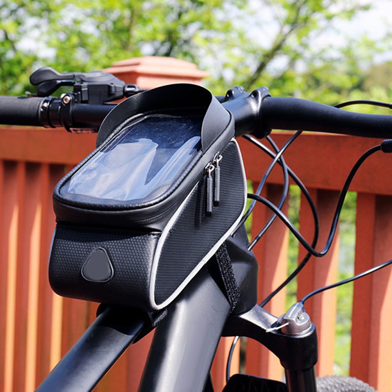 Bike Frame Bag Splash Proof Bike Pouch Bag Touch Screen