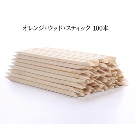aninako 100pcs Wood Stick Nail Stick Nail Care 11.4cm Wood Carpet Wet Self Nail Nail Care Wood Cuticle Treatment Tool