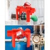 QWORK 4 Set of Red Ball Valve Lockout Device for