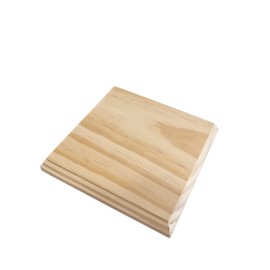 Wooden base. Wooden square shape in solid pine in ecru, can be painted. Crafts and decoration 20 x 20 cm