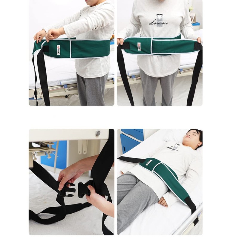 DEEYOTA Protective Belt Restraint Belt Bed Safety Belt Restraint Seat