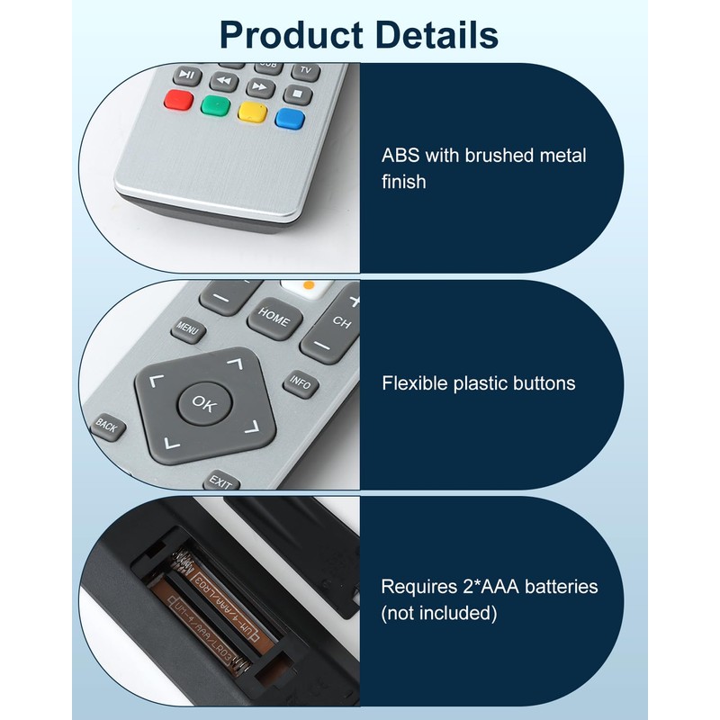 SHWRMC0133 Replacement Remote Control for Sharp, Infrared Remote Control Compatible