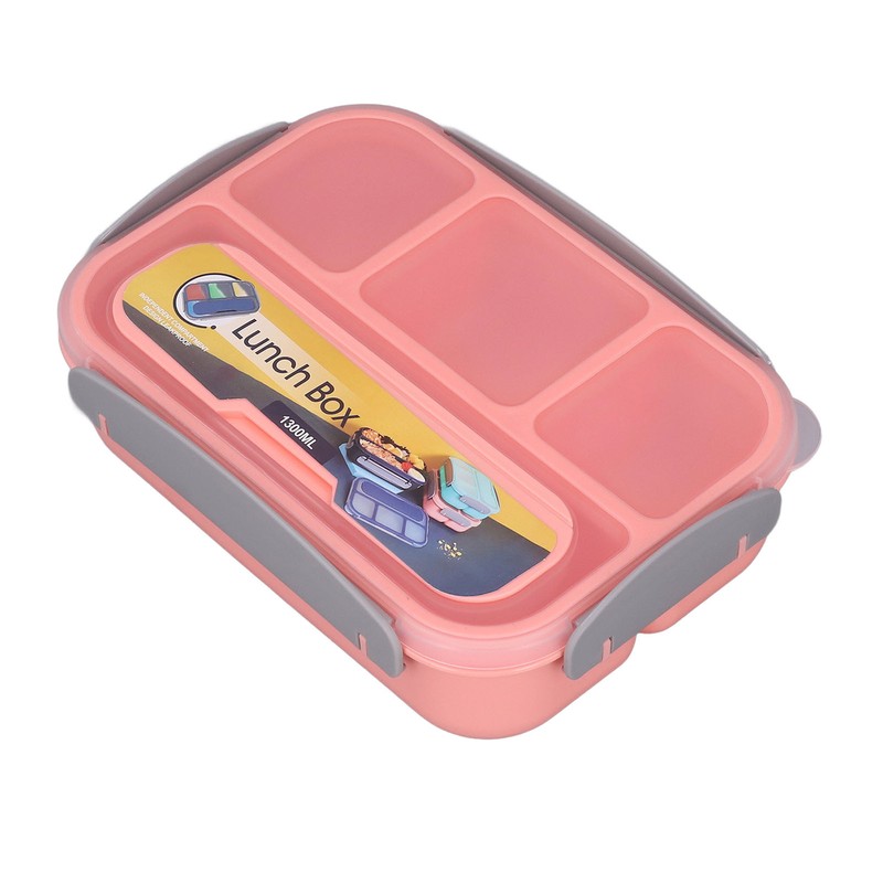 Individual Sealed Lunch Box Children Lunch Box 4 Compartment Lunch