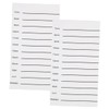 Baluue 2pcs Eyelash Grafting Scale Eyelashes Display Board Eyelash Extension