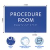 ADA CENTRAL SIGNS - 6" X4" Procedure Room Sign -