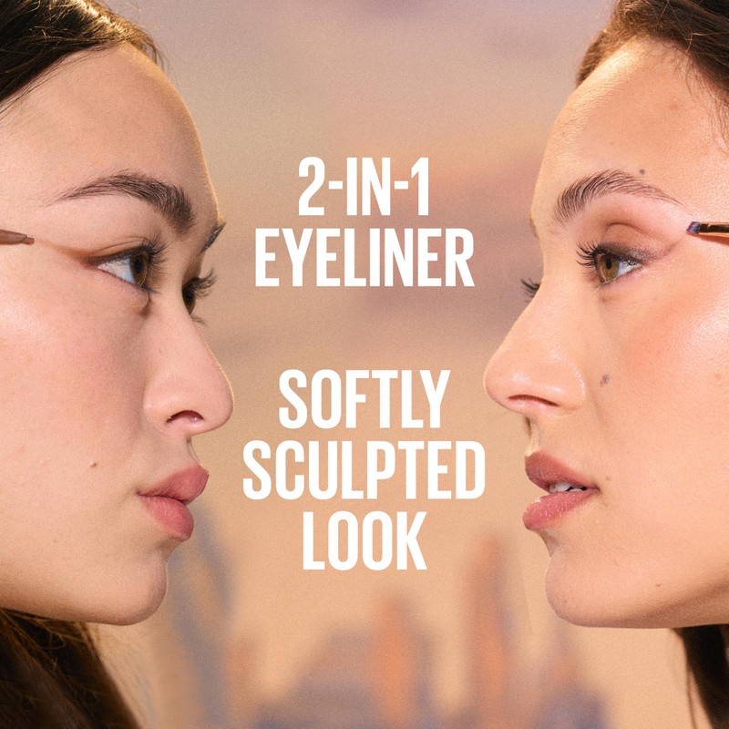 Maybelline New York Sculpting Stix 2-in-1 Eyeliner, Blendable Eyeliner for
