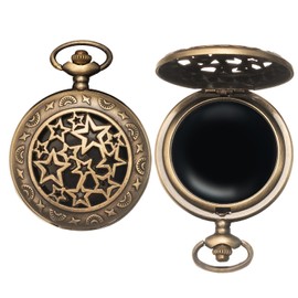 Scrying Mirror Natural Black Obsidian Mirror for Divination, Witchcraft, Meditation, Witch Gifts, Cthulhu Decoration Multi Star Bronze