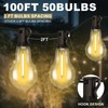 Porbench 75FT LED Outdoor String Lights with 35+3 Shatterproof Bulbs(Gourd