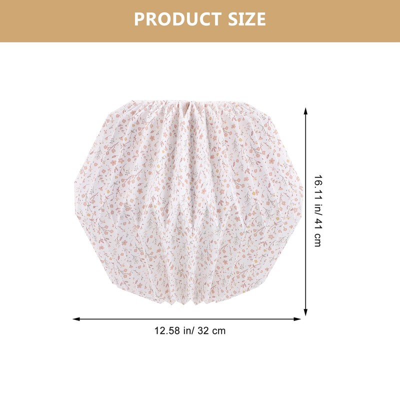 CAXUSD Small Folding Lampshade Socket Ceiling Light Shade Decorative Lampshade