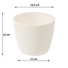 Tymar Flower Pot, Pack Of 2, Round Shape, Planter (2