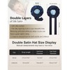 ZURLEFY Satin Bonnet for Sleeping Women, Double Layer Silk Aldult