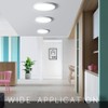 LightingWill 8.9 Inch LED Flush Mount Ceiling Light Fixture, 5000K