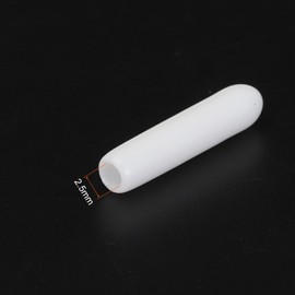 TA-VIGOR Rubber End Caps 2.5mm Inner Diameter Round Flexible Thread Protection White Vinyl Screw Covers Rubber Covers for Screws, Pipes, Cables, Wires etc