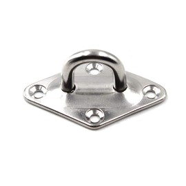 Flomore 304 Stainless Steel Sun Shade Sail Hardware Kit for Triangle and Square Outdoor Garden Sun Shade Sail (M5)