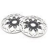 Tarazon Pair 11.8 Floating Front Brake Rotors For Harley Touring
