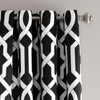 Lush Decor Edward Trellis Curtains Light Filtering Window Panel Set
