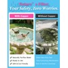 Mellbree 2-Pack Bird Bath Purification Disk, 99.99% Pure Copper Disc