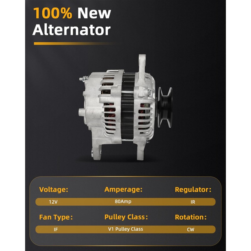 OCPTY Alternator for KUBOTA for Various V3300 2012
