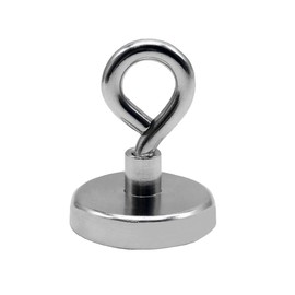 Grip Large Magnetic Eyebolt Professional Strength (125 lb Capacity) - Hang Tools, Utensils, Plants - Fishing Magnet - Home, Garage, Workshop