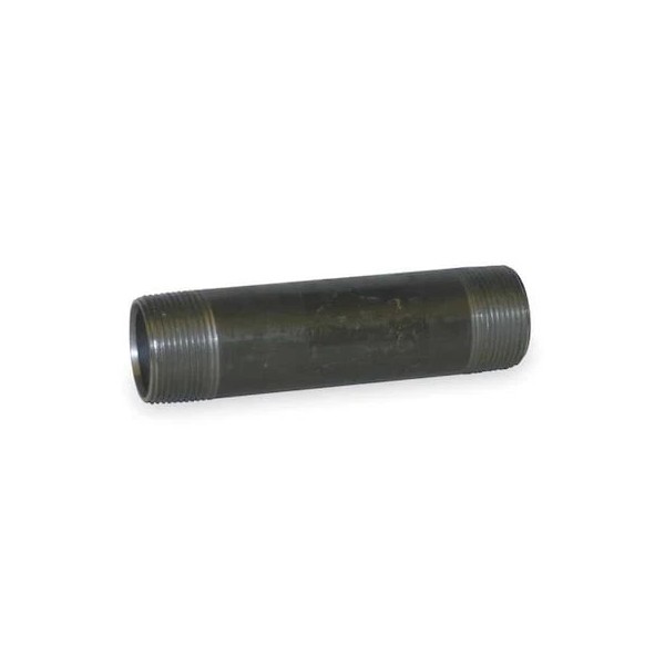 Zoro Select 90816 1-1/2" X 12" Black Pipe Nipple Sch