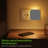 Lunartec 2er-Set Steckdosen-Nachtlicht, indirekte Beleuchtung&Dämmerungssensor