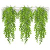 RAINFLOW 3PCS Artificial Plants Indoor - Lifelike Fake Hanging Plants