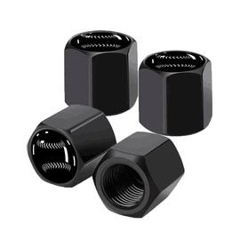 Tire Valve Stem Caps 4 Pack, Car Wheel Stem Caps,Aluminum Air Valve Covers Universal Fit for Cars, SUVs,Trucks, Bikes, and Motorcycles(Baseball Sport)