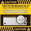 IBENZER Compatible with 2025 2024 2023 2022 MacBook Air 13