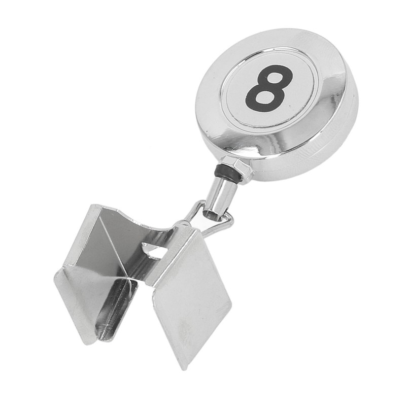 Billiard Cue Chalk Holder Metal Retractable Pocket Pool Cue Chalk