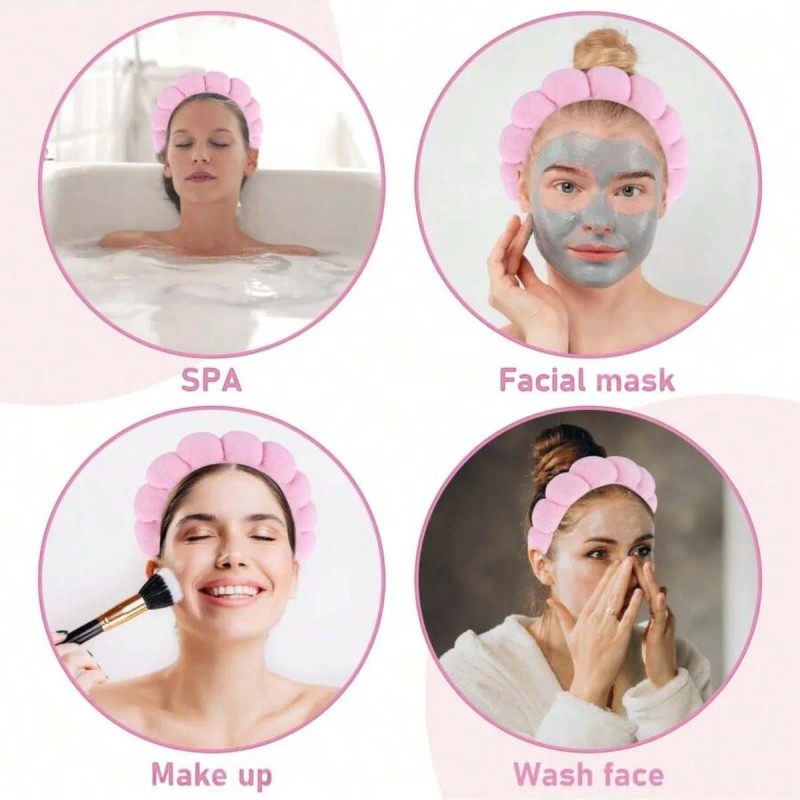 Diadema Para Skincare Y Maquillaje Banda Facial Suave