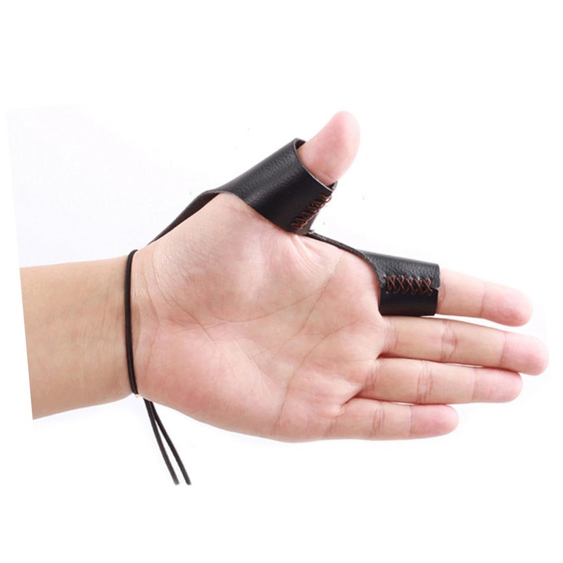 Outanaya Archery Hand Protector Bow Hand Protective Gear Elastic Finger
